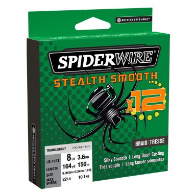 SpiderWire 12 Braid - Moss Green 150mt