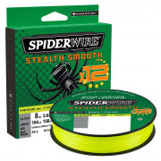 SpiderWire 12 Braid - Hi-Vis Yellow 150mt - 0,05mm