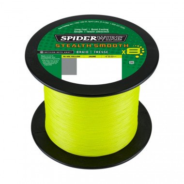 SpiderWire 8 Braid - Hi-Vis Yellow 2000mt