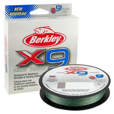 Berkley X9 Braid Low-Vis Green 300mt