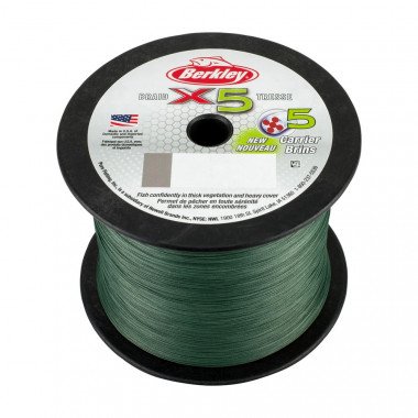 Berkley X5 Braid Low-Vis Green 2000mt