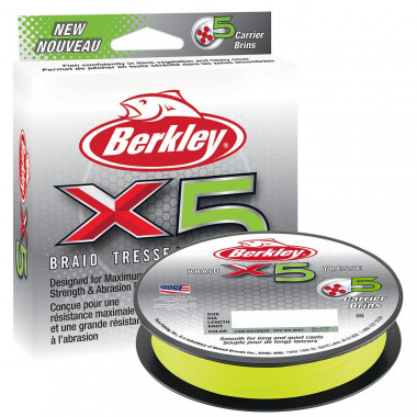 Berkley X5 Braid Flame Green 300mt