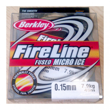 Berkley Fireline Micro Ice Smoke 45mt