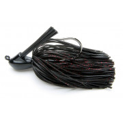 Keitech Rubber Jig Model I - 1/4  oz - 408 - Black / Red