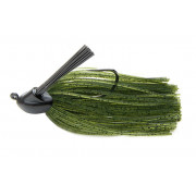 Keitech Rubber Jig Model I - 1/2  oz - 101 - Green Pumpkin Pepper