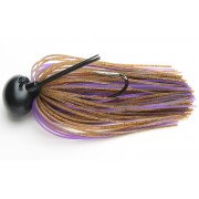 Keitech Rubber Jig Model II - 3/8  oz - 005 - Black / Purple