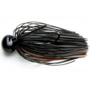 Keitech Rubber Jig Model II - 3/8  oz - 408 - Black / Red