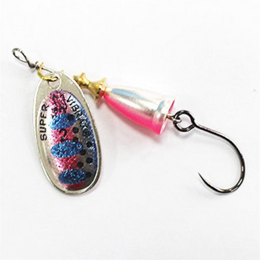 Modelo Blue Fox Vibrax Fluorescent Barbless (Blister)