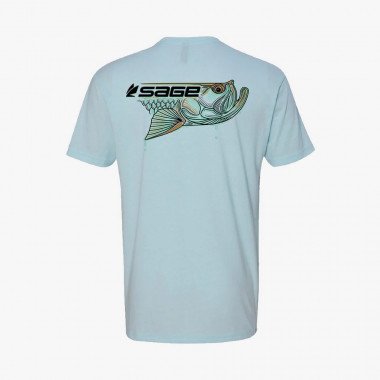 Modelo Camiseta Hombre Sage - Dripping Tarpon