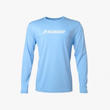 Modelo Camiseta Hombre Sage - Sun Long Sleeve Blue