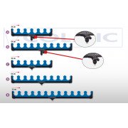 Soporte Colmic Top Kit Rest - Tornillo Fijo 12 Places