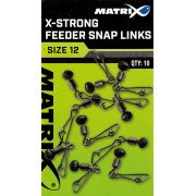 Matrix X-Strong Feeder Snap Links - Size 10 x 10
