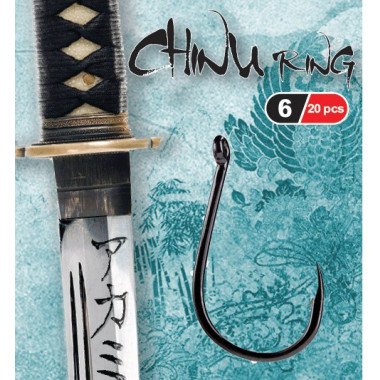 Modelo Anzuelo Akami - Chinu Ring - Black Nickel